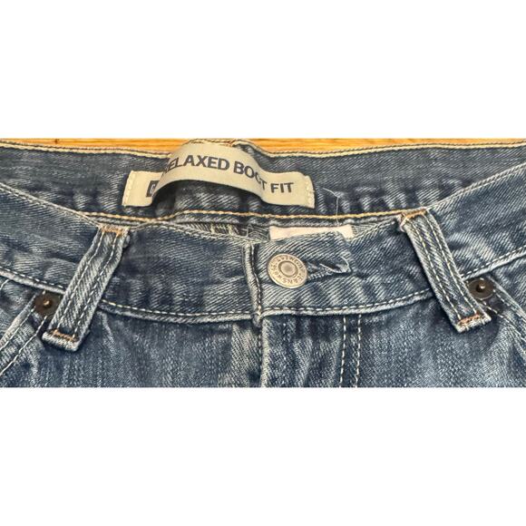 Gap Men's 34 x 30 Relaxed Boot Fit blue denim Jeans 100% Cotton Y2K Vintage - Picture 3 of 10
